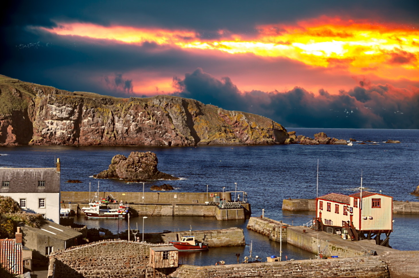 St Abbs looking west